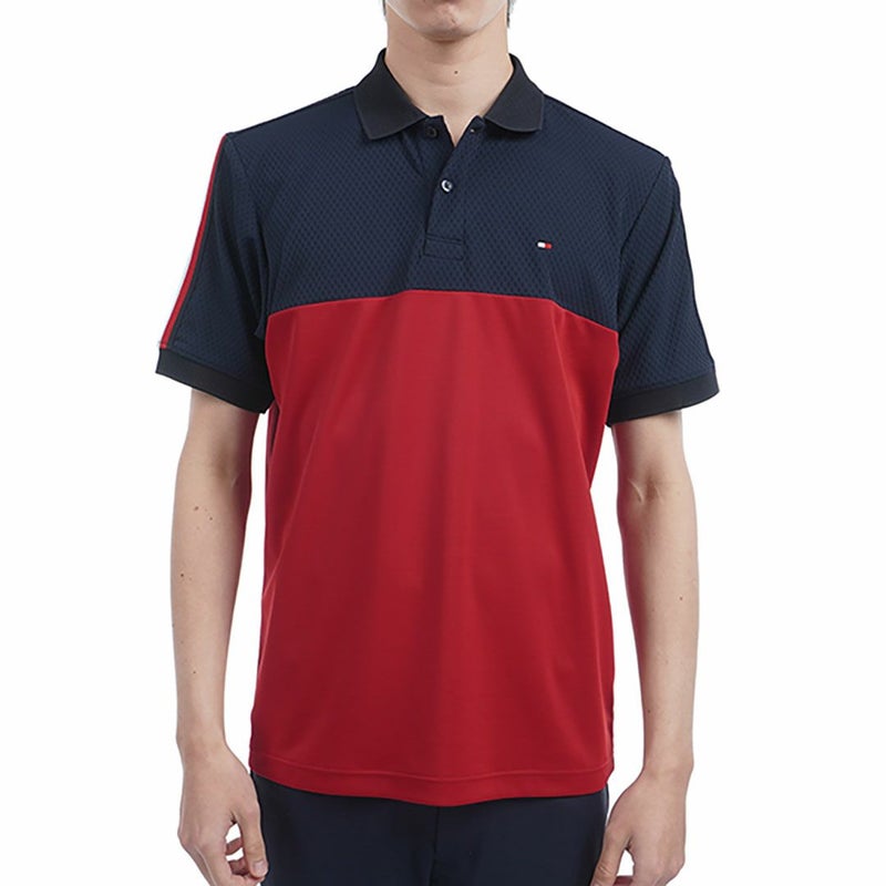 トミー ヒルフィガー ゴルフ Tommy Hilfiger Golf メンズ メンズ カラーブロック 半袖ポロシャツ THMA528 詳細1