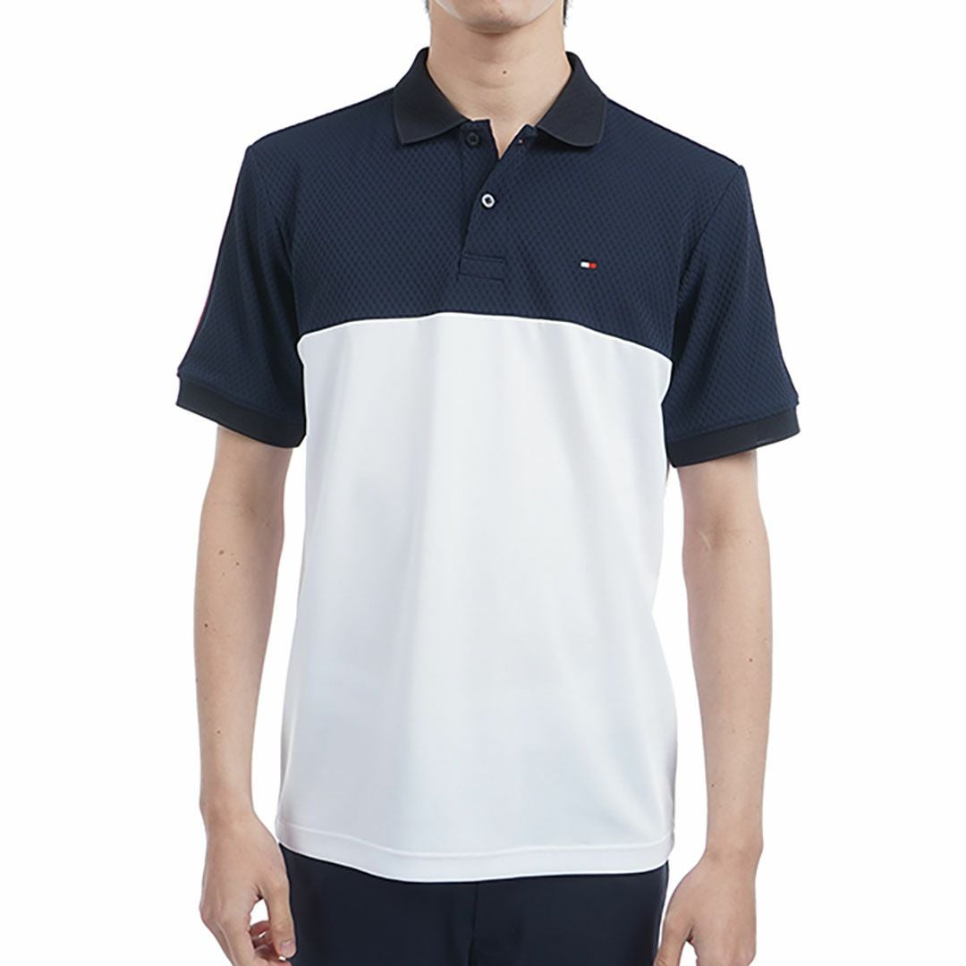 最新作 トミーヒルフィガーゴルフ ポロシャツ チェック 襟付き ストレッチ TOMMY HILFIGER GOLF［トミーヒルフィガーゴルフ］マルチライン