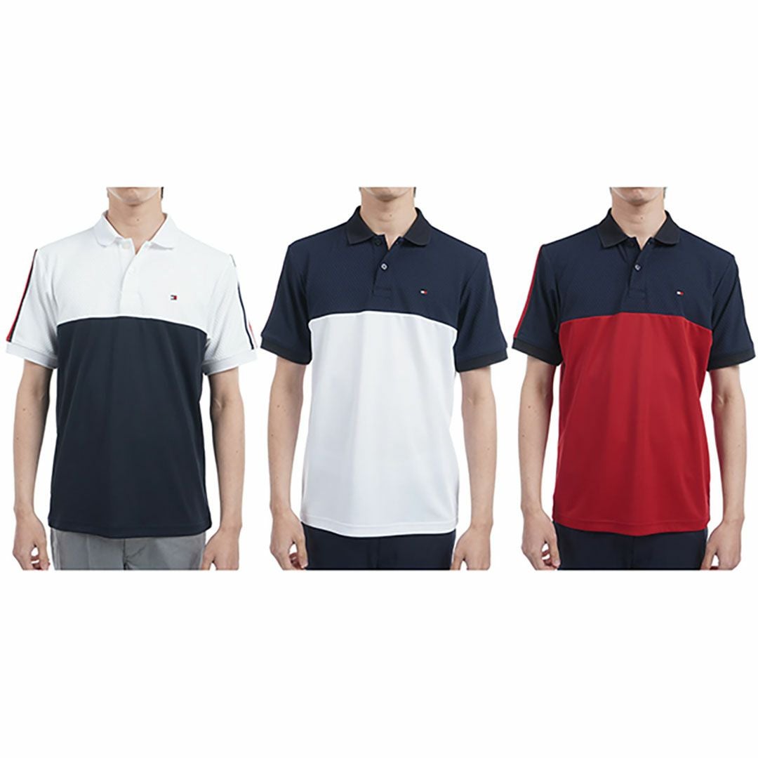 30％OFF】[トミー ヒルフィガー ゴルフ]メンズ カラーブロック 半袖