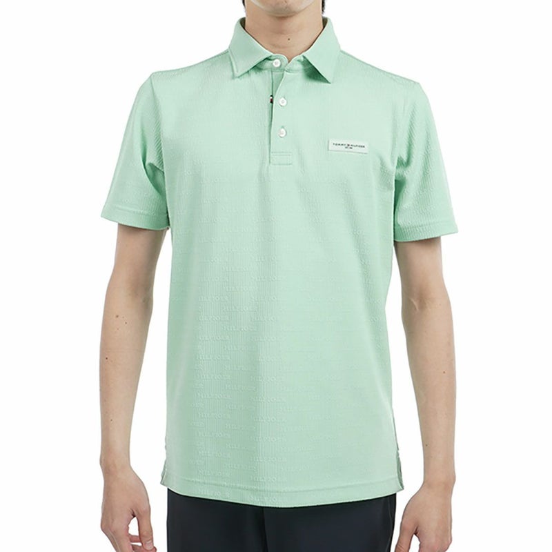 トミー ヒルフィガー ゴルフ Tommy Hilfiger Golf メンズ メンズ ロゴジャガード 半袖シャツ THMA530 詳細1