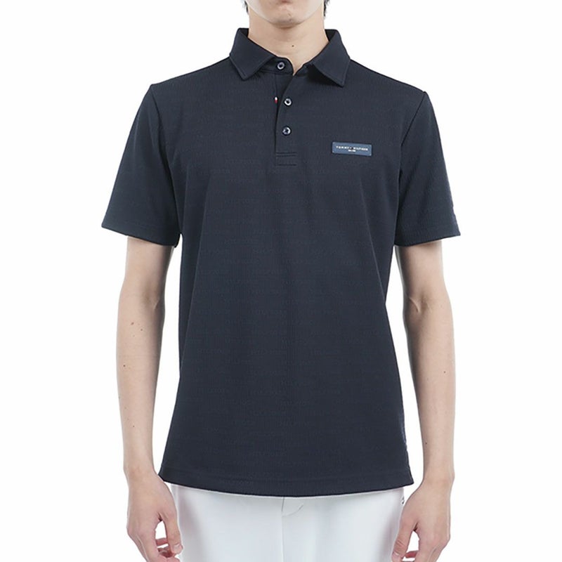 トミー ヒルフィガー ゴルフ Tommy Hilfiger Golf メンズ メンズ ロゴジャガード 半袖シャツ THMA530 詳細3