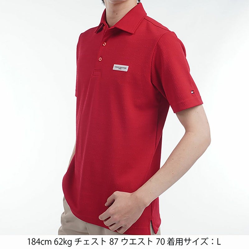 トミー ヒルフィガー ゴルフ Tommy Hilfiger Golf メンズ メンズ ロゴジャガード 半袖シャツ THMA530 詳細17