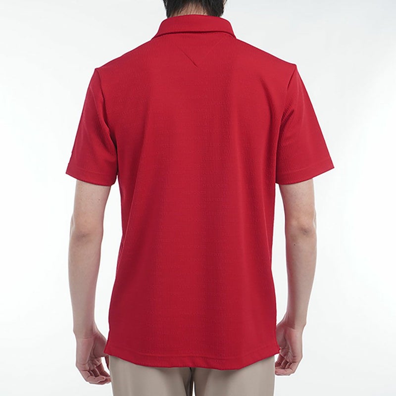 トミー ヒルフィガー ゴルフ Tommy Hilfiger Golf メンズ メンズ ロゴジャガード 半袖シャツ THMA530 詳細18