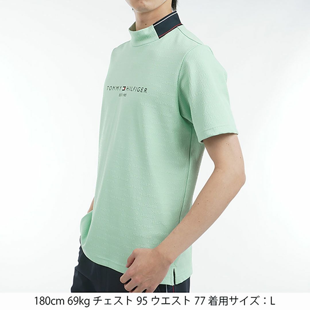 30％OFF】[トミー ヒルフィガー ゴルフ]メンズ ロゴジャガード 半袖
