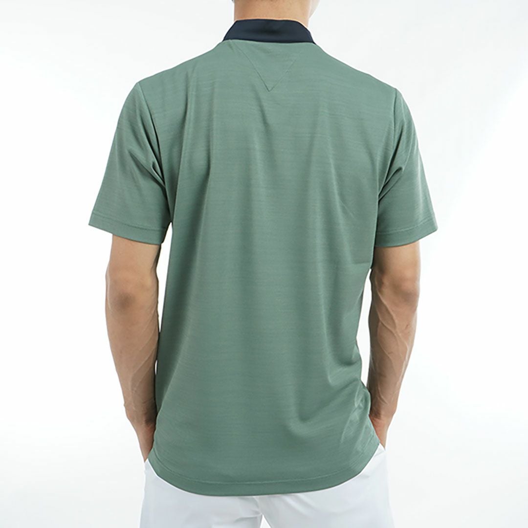 トミー ヒルフィガー ゴルフ Tommy Hilfiger Golf メンズ メンズ エンボスロゴ 半袖モックネックシャツ THMA532 詳細8