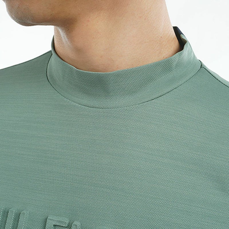 トミー ヒルフィガー ゴルフ Tommy Hilfiger Golf メンズ メンズ エンボスロゴ 半袖モックネックシャツ THMA532 詳細12