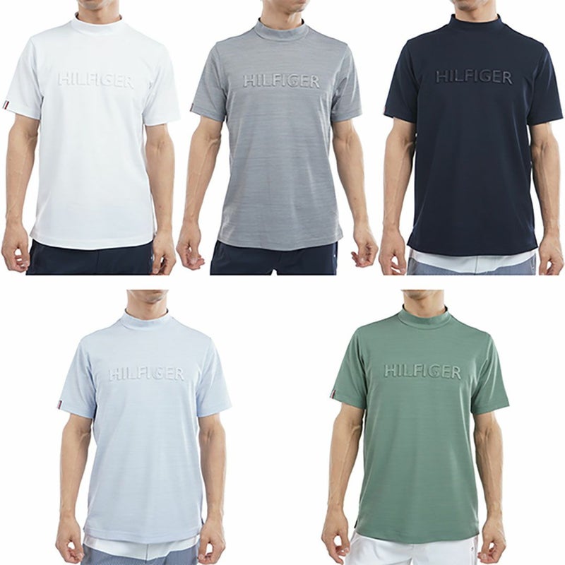 トミー ヒルフィガー ゴルフ Tommy Hilfiger Golf メンズ メンズ エンボスロゴ 半袖モックネックシャツ THMA532 詳細22