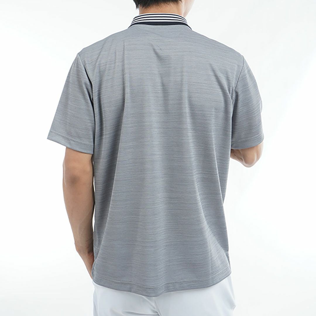30％OFF】[トミー ヒルフィガー ゴルフ]メンズ カラー杢鹿の子 半袖