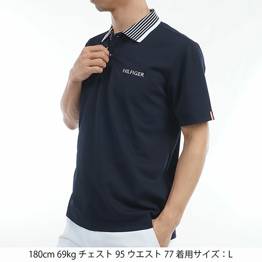 30％OFF】[トミー ヒルフィガー ゴルフ]メンズ カラー杢鹿の子 半袖