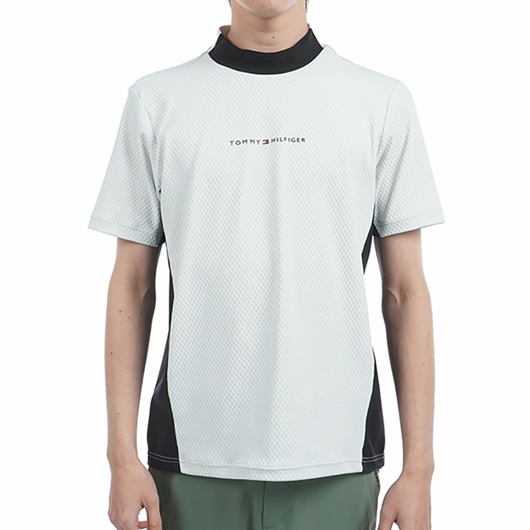 トミー ヒルフィガー ゴルフ Tommy Hilfiger Golf メンズ メンズ ハイブリッド 半袖モックネックシャツ THMA537 詳細4