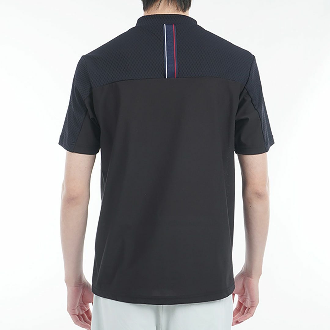 トミー ヒルフィガー ゴルフ: 半袖モック&ショートパンツ　セット TOMMY HILFIGER（トミー・ヒルフィガー） Tシャツ 半袖 メンズ