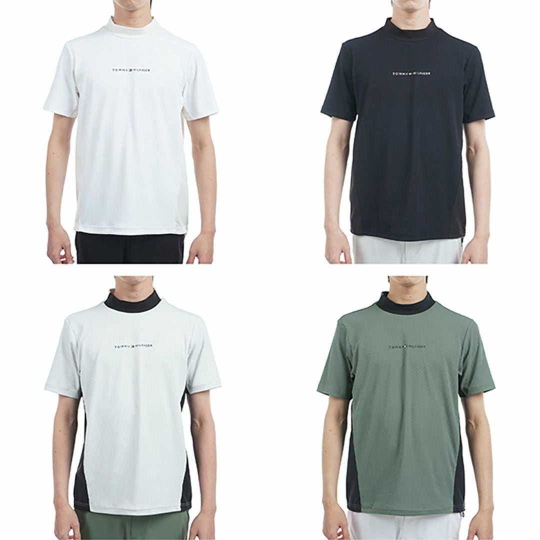 トミー ヒルフィガー ゴルフ Tommy Hilfiger Golf メンズ メンズ ハイブリッド 半袖モックネックシャツ THMA537 詳細19