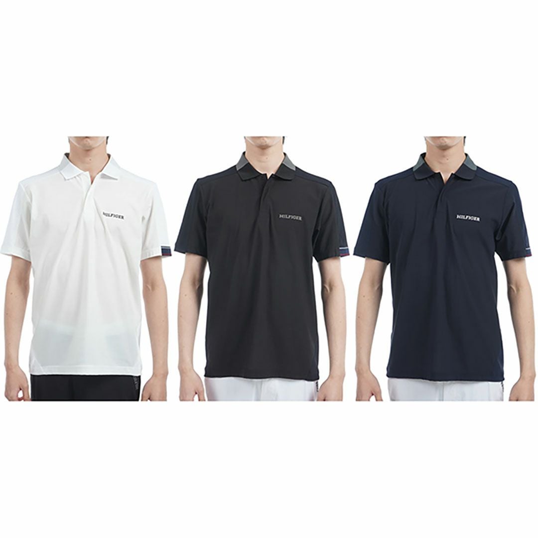 トミーヒルフィガー　ゴルフポロシャツ 3枚セット 30％OFF】[トミー ヒルフィガー ゴルフ]メンズ ハイブリッド 半袖