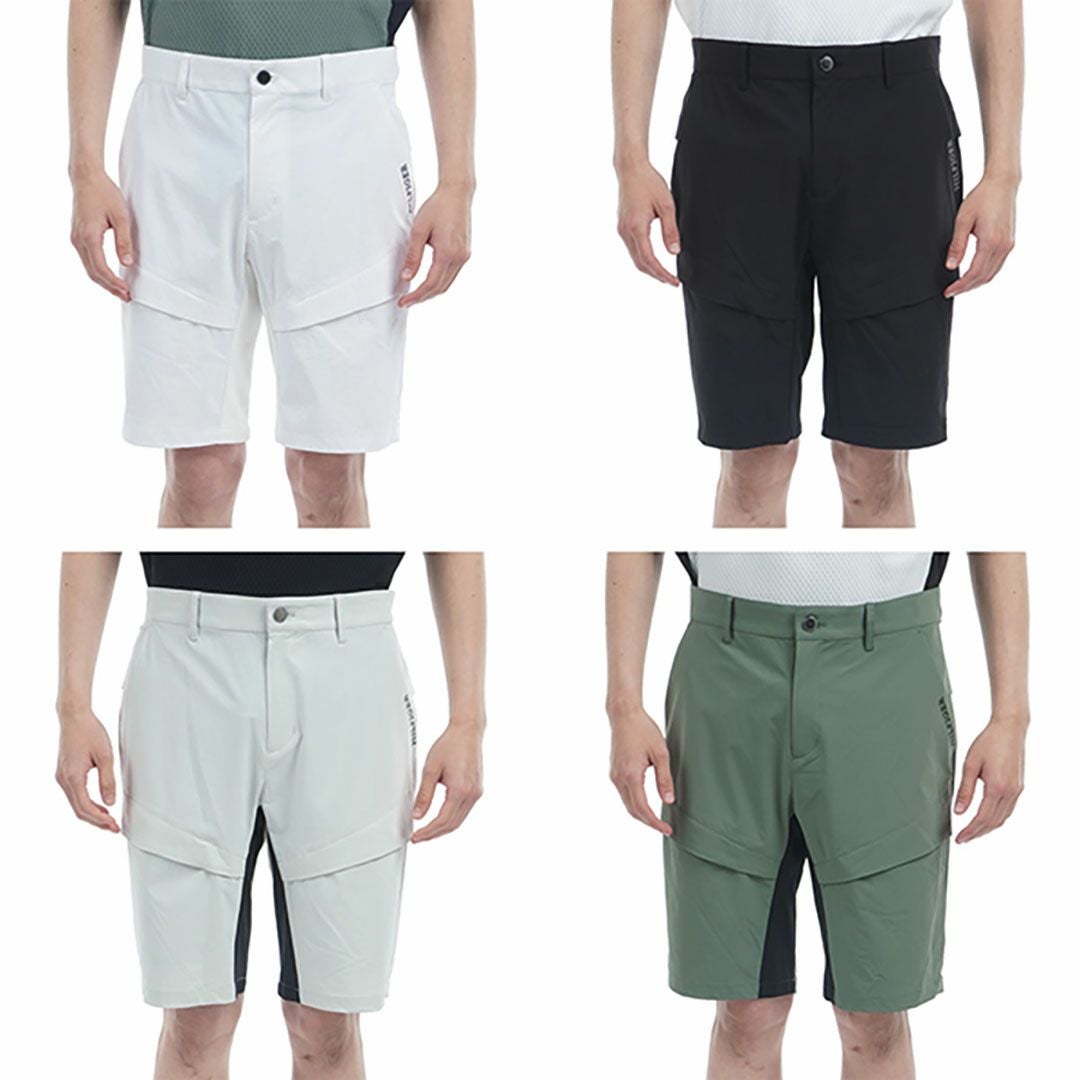 トミー ヒルフィガー ゴルフ: 半袖モック&ショートパンツ　セット 30％OFF】[トミー ヒルフィガー ゴルフ]メンズ ハイブリッド ショート