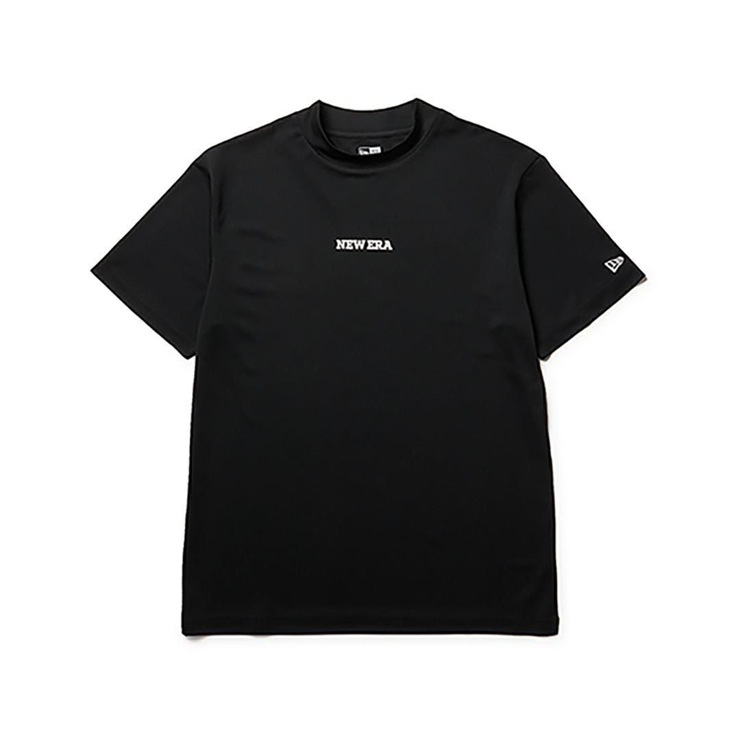 ニューエラ NEW ERA メンズ メンズ 半袖 ミッドネック 鹿の子 Tシャツ Vertical Logo ブラック ERMA54H 詳細1