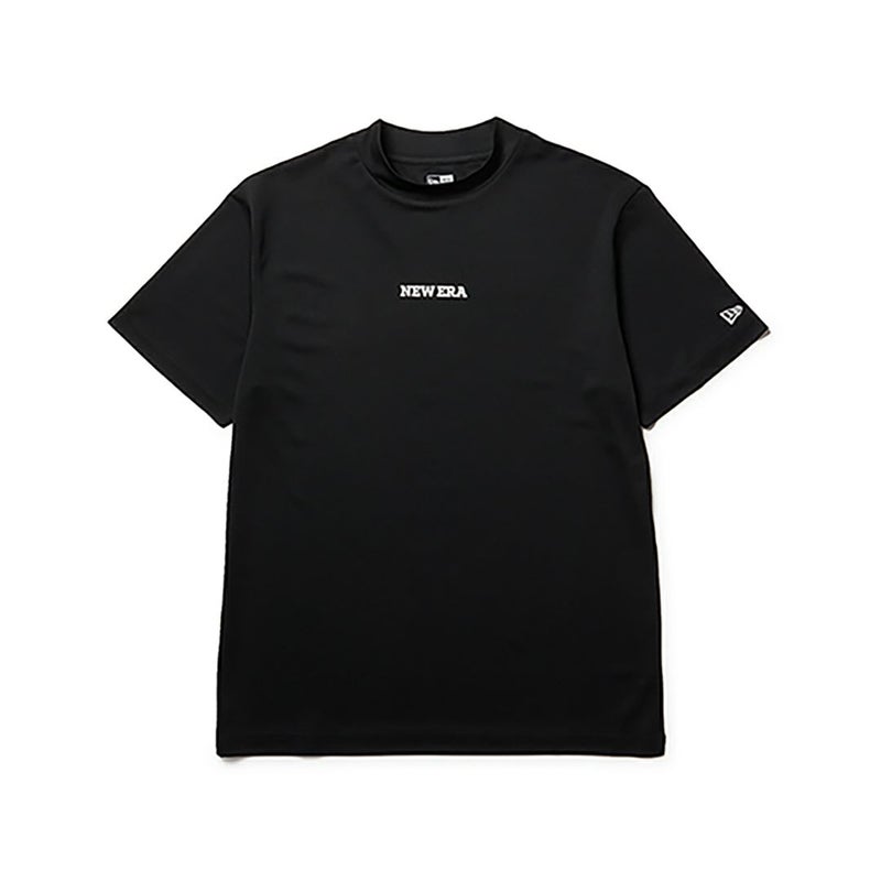 ニューエラ NEW ERA メンズ メンズ 半袖 ミッドネック 鹿の子 Tシャツ Vertical Logo ブラック ERMA54H 詳細1