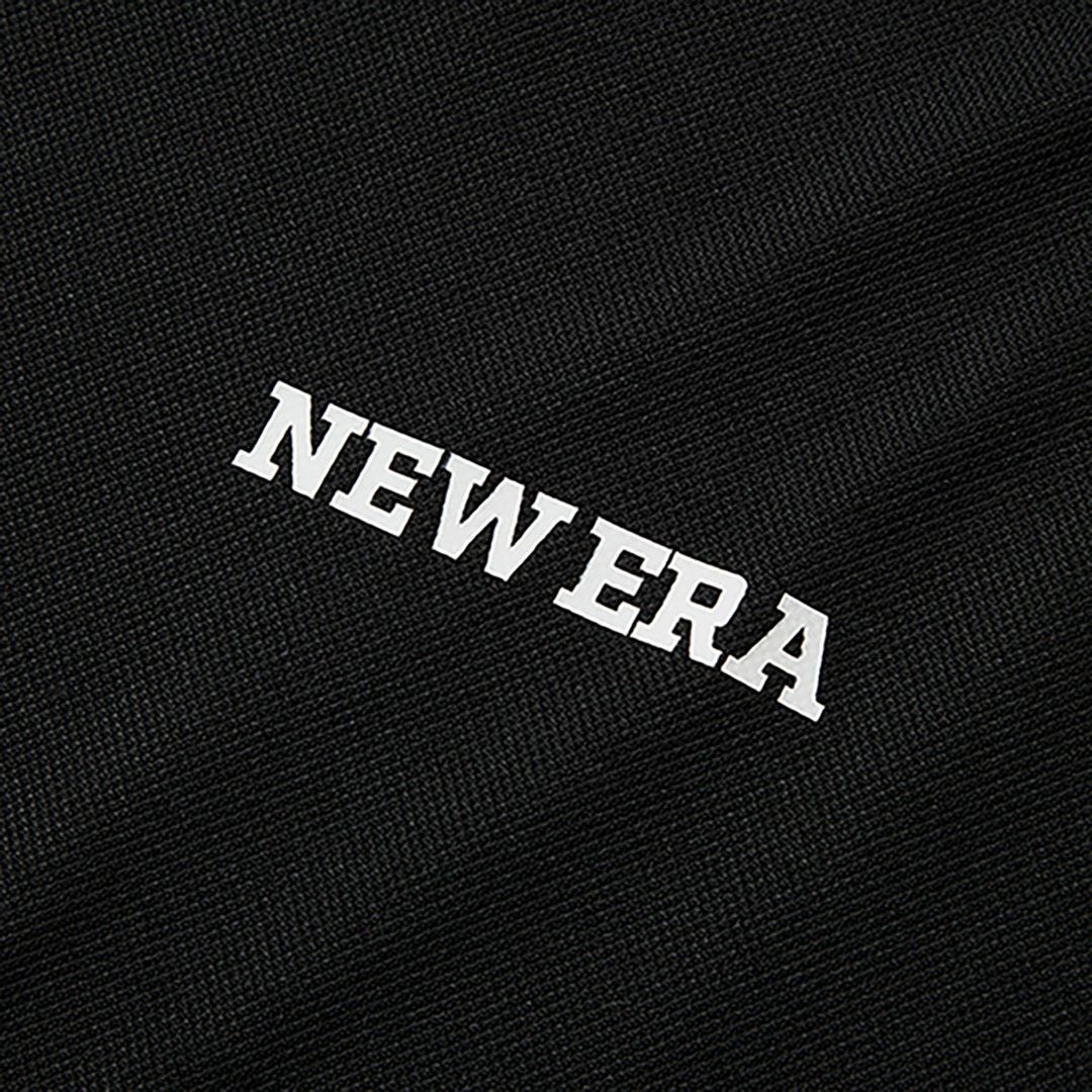 ニューエラ NEW ERA メンズ メンズ 半袖 ミッドネック 鹿の子 Tシャツ Vertical Logo ブラック ERMA54H 詳細4