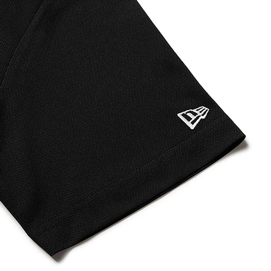 ニューエラ NEW ERA メンズ メンズ 半袖 ミッドネック 鹿の子 Tシャツ Vertical Logo ブラック ERMA54H 詳細5