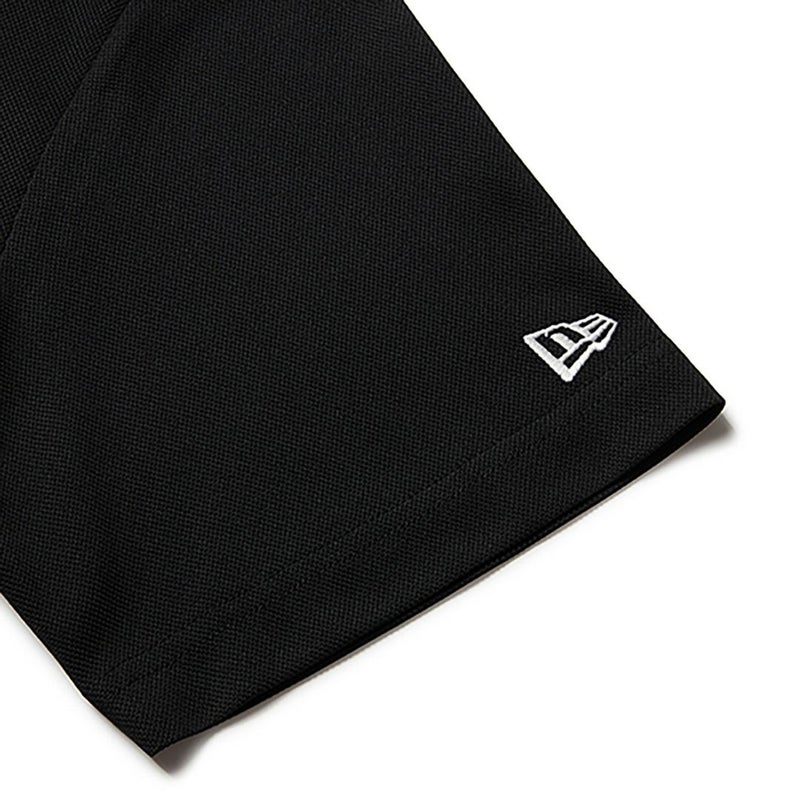 ニューエラ NEW ERA メンズ メンズ 半袖 ミッドネック 鹿の子 Tシャツ Vertical Logo ブラック ERMA54H 詳細5