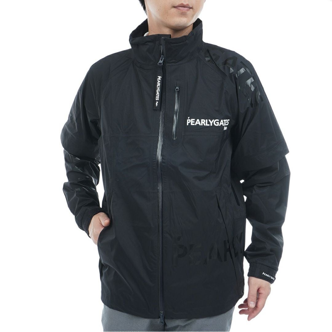 パーリーゲイツ]NYストレッチタフタ3Lレインジャケット (MENS