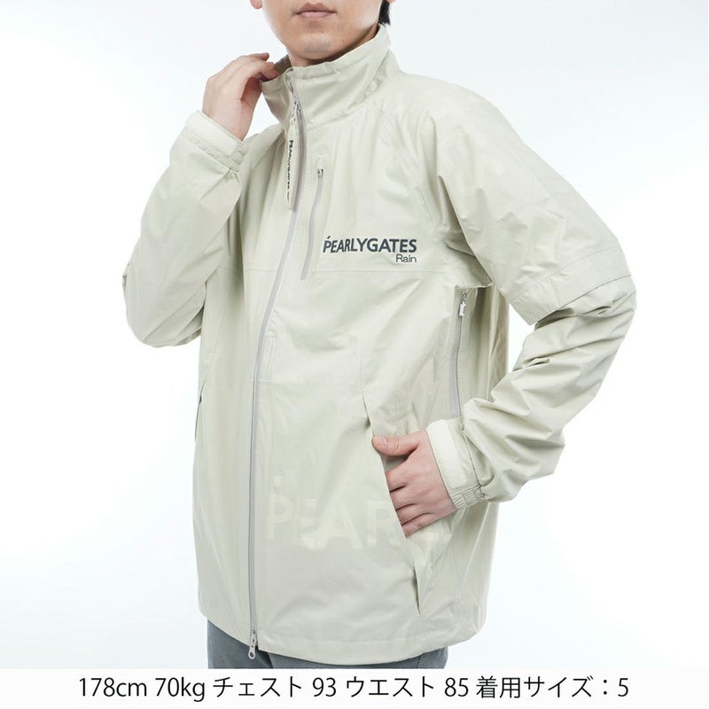 パーリーゲイツ PEARLY GATES メンズ NYストレッチタフタ3Lレインジャケット (MENS) PAMA5434 詳細3