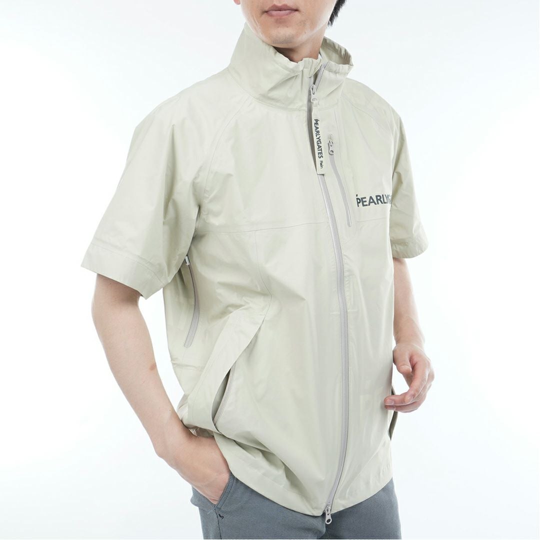 パーリーゲイツ]NYストレッチタフタ3Lレインジャケット (MENS