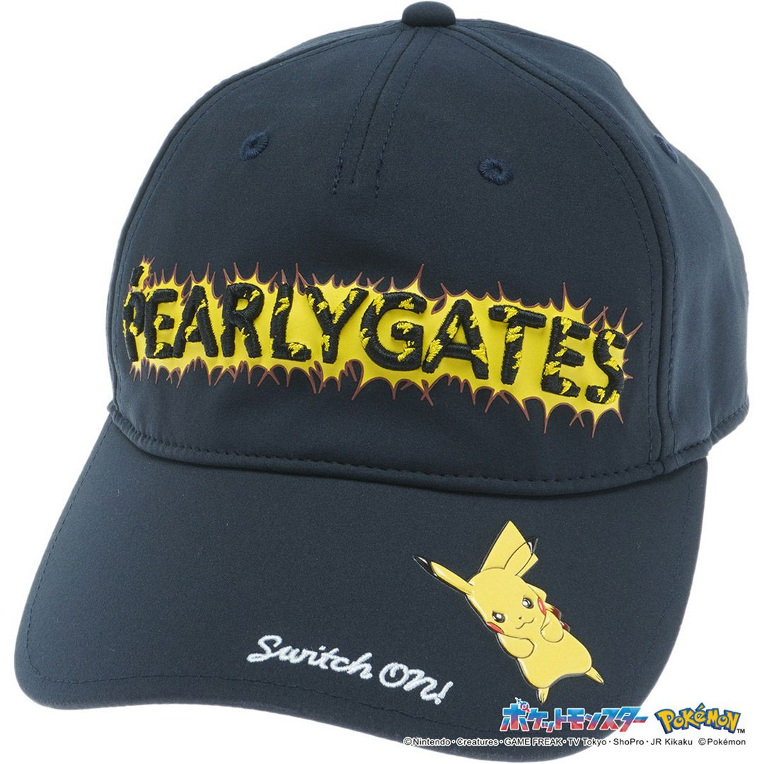 パーリーゲイツ PEARLY GATES メンズ レディース ユニセックス 【ポケモン】ピカチュウ キャップ (UNISEX) PAMG55GF 詳細1
