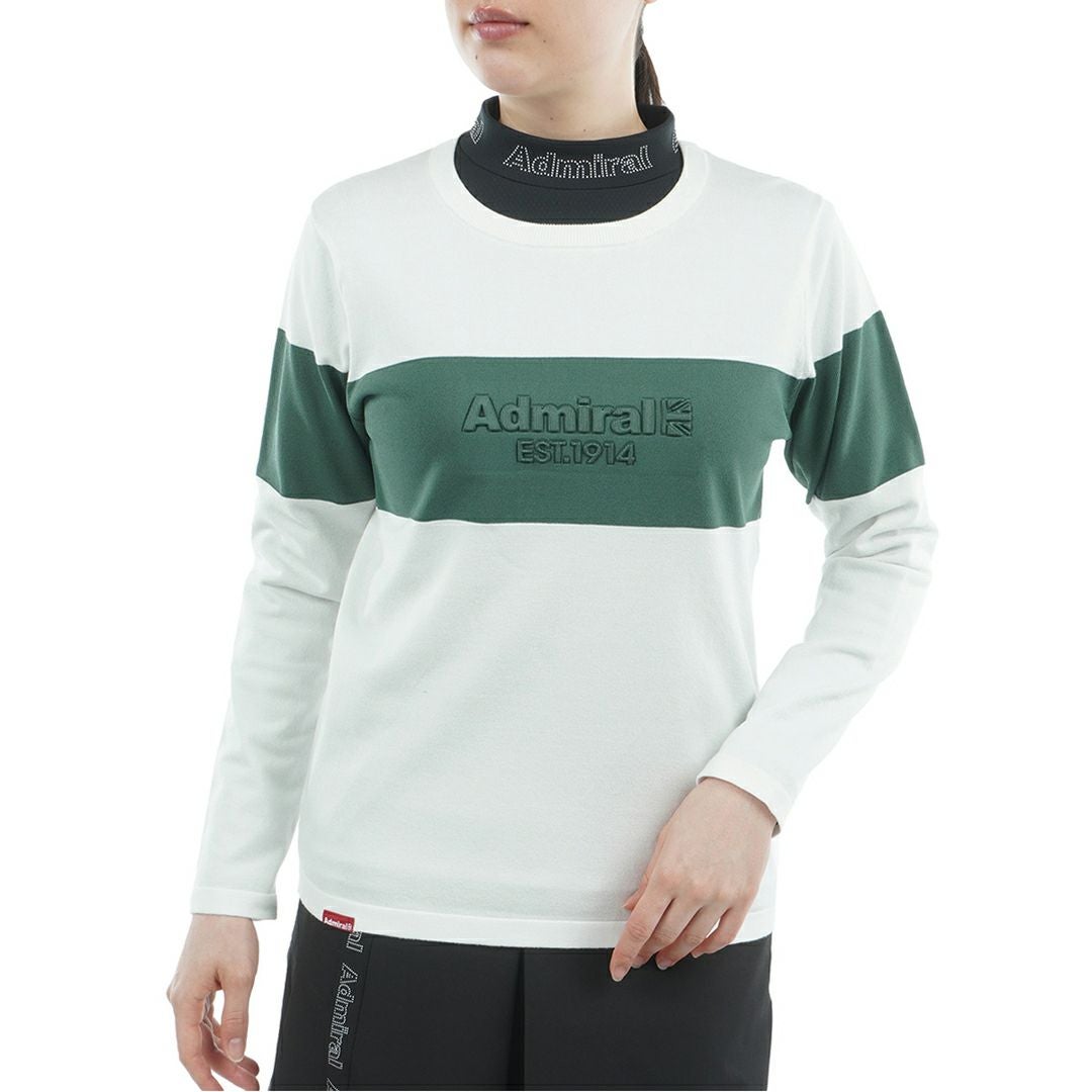 アドミラル ゴルフ Admiral GOLF レディース レディース マシュマロタッチ クルーネックライトニット ADLA550 詳細1