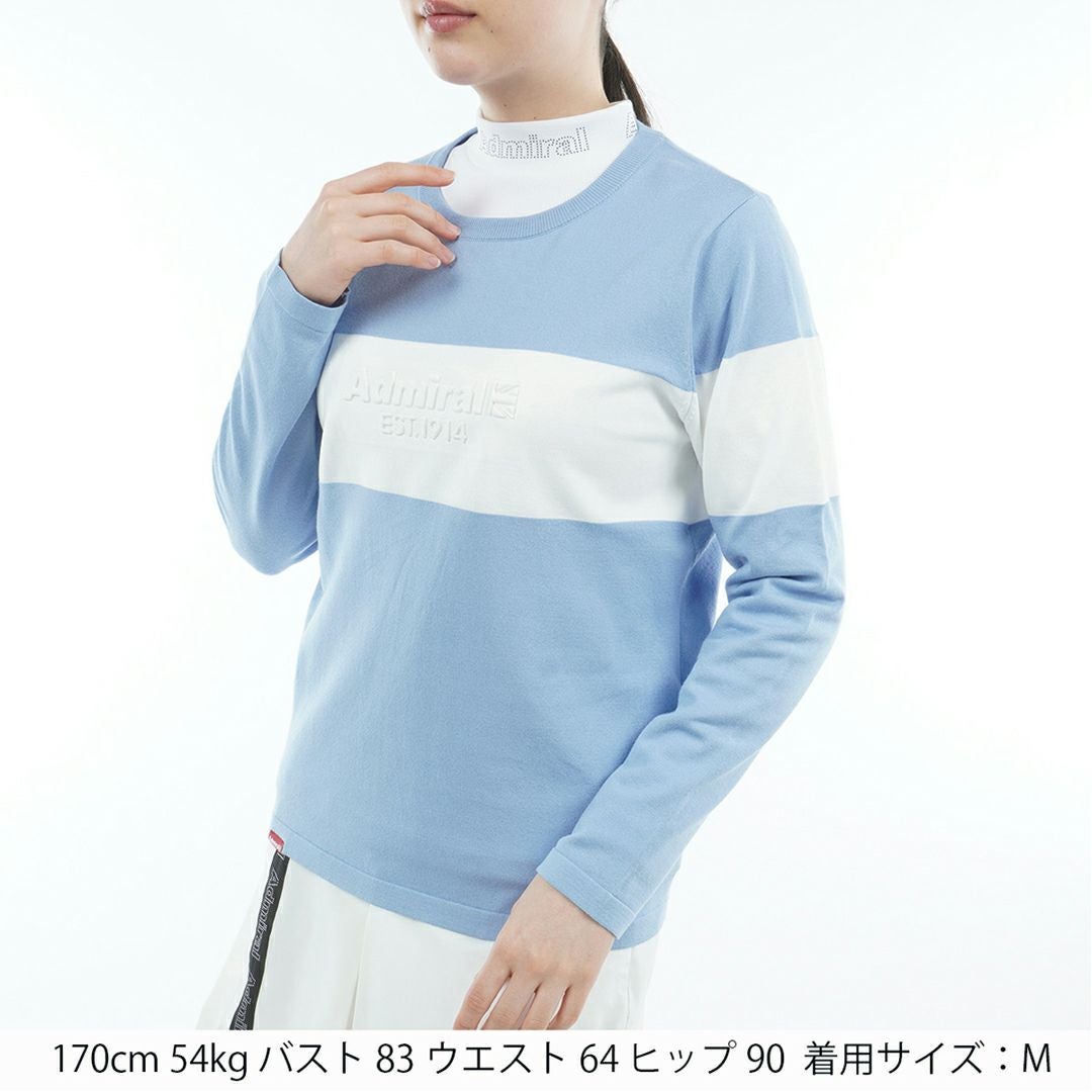 アドミラル ゴルフ Admiral GOLF レディース レディース マシュマロタッチ クルーネックライトニット ADLA550 詳細8