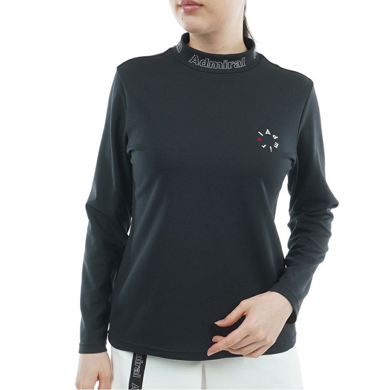アドミラル ゴルフ Admiral GOLF レディース レディース カラタッチ 長袖モックネックシャツ ADLA554 詳細4