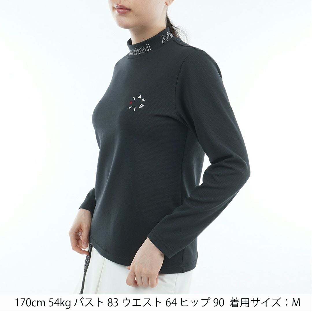 アドミラル ゴルフ Admiral GOLF レディース レディース カラタッチ 長袖モックネックシャツ ADLA554 詳細5
