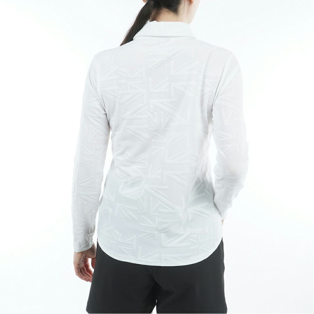 アドミラル ゴルフ Admiral GOLF レディース レディース UJジャガード 長袖シャツ ADLA557 詳細3
