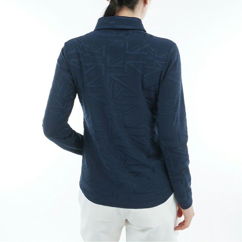 アドミラル ゴルフ Admiral GOLF レディース レディース UJジャガード 長袖シャツ ADLA557 詳細9