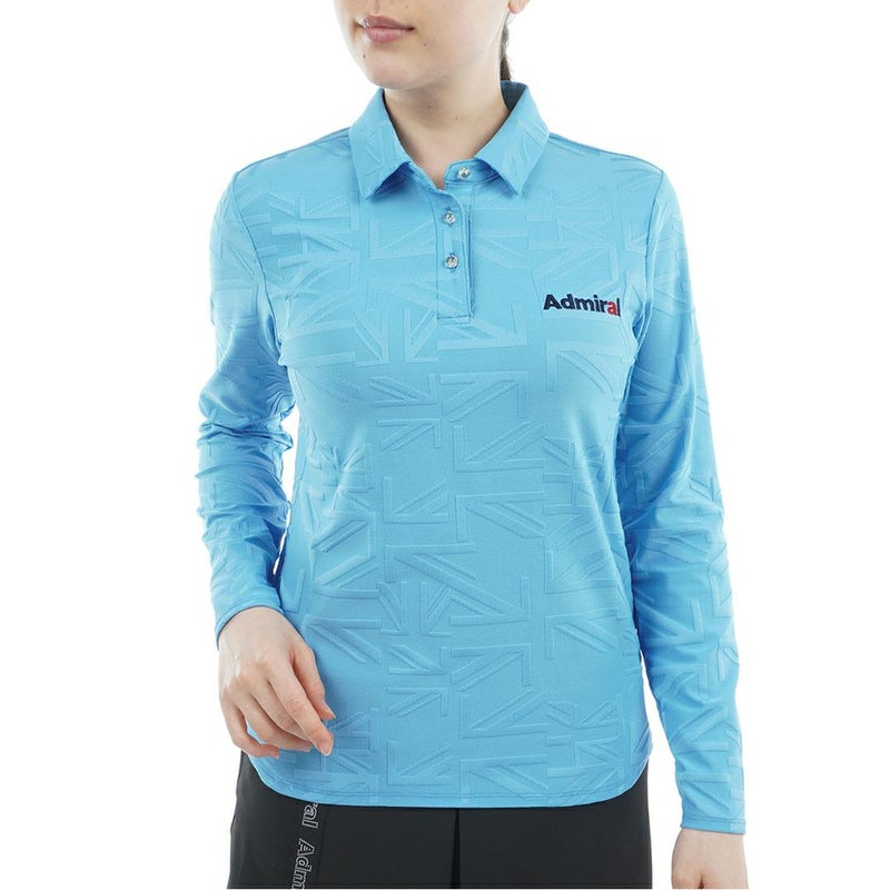 アドミラル ゴルフ Admiral GOLF レディース レディース UJジャガード 長袖シャツ ADLA557 詳細10