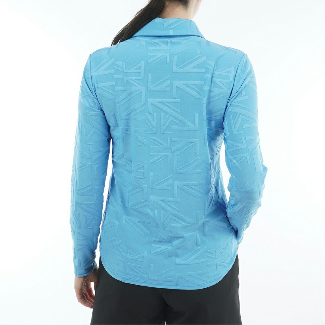 アドミラル ゴルフ Admiral GOLF レディース レディース UJジャガード 長袖シャツ ADLA557 詳細13