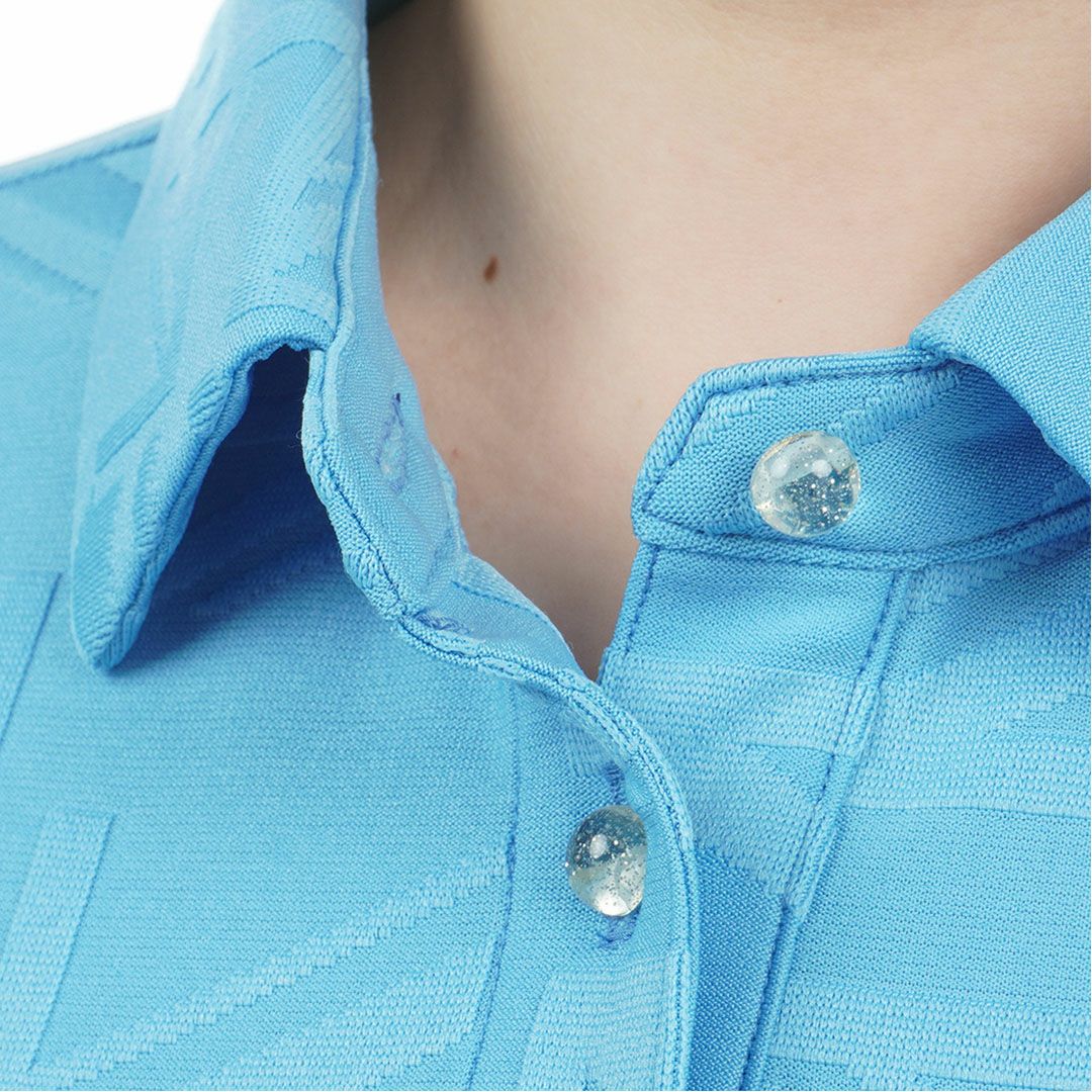 アドミラル ゴルフ Admiral GOLF レディース レディース UJジャガード 長袖シャツ ADLA557 詳細16