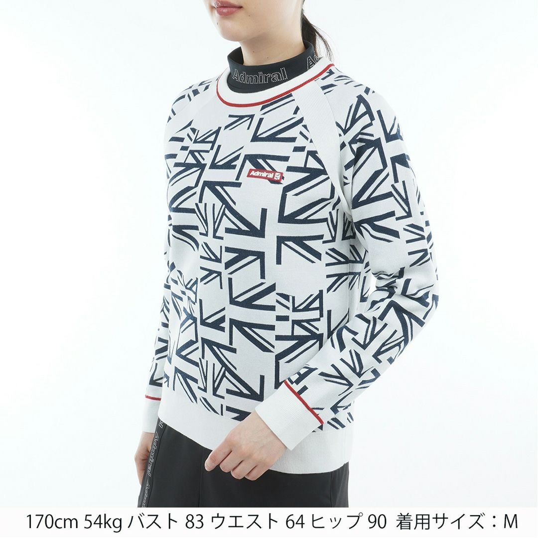 アドミラル ゴルフ Admiral GOLF レディース レディース UJ クルーネックセーター ADLA558 詳細2