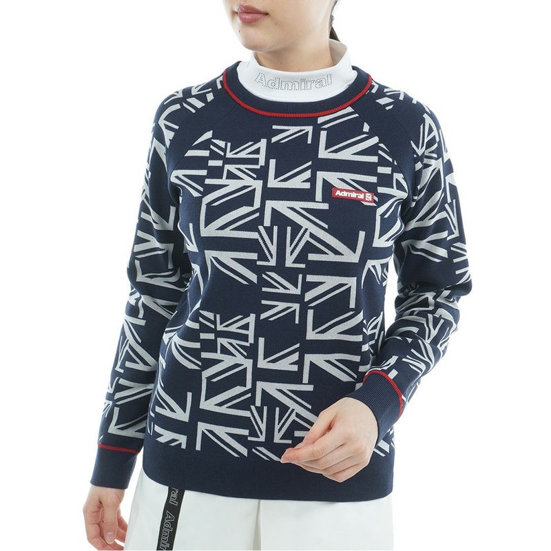 アドミラル ゴルフ Admiral GOLF レディース レディース UJ クルーネックセーター ADLA558 詳細4