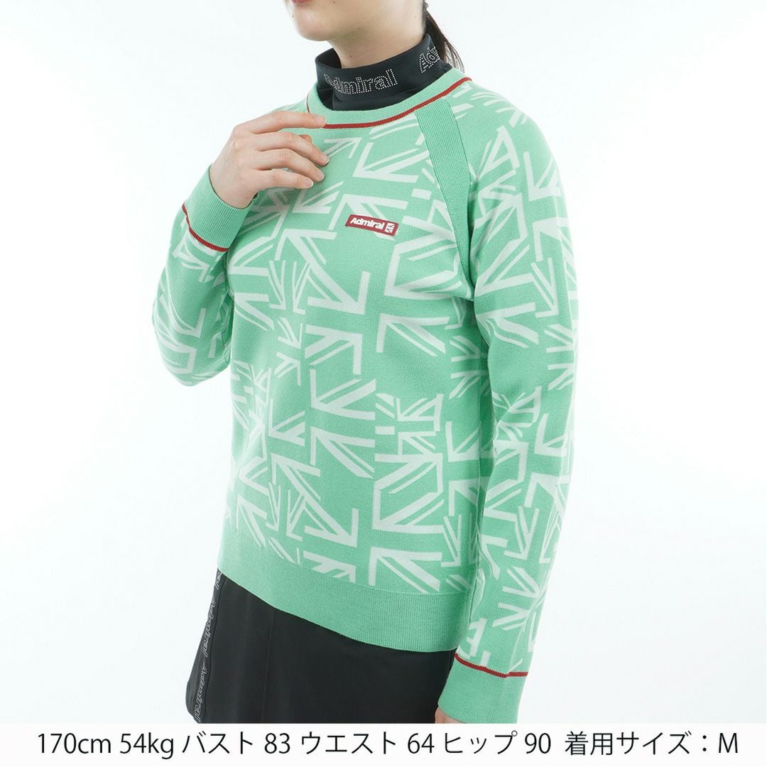 アドミラル ゴルフ Admiral GOLF レディース レディース UJ クルーネックセーター ADLA558 詳細8