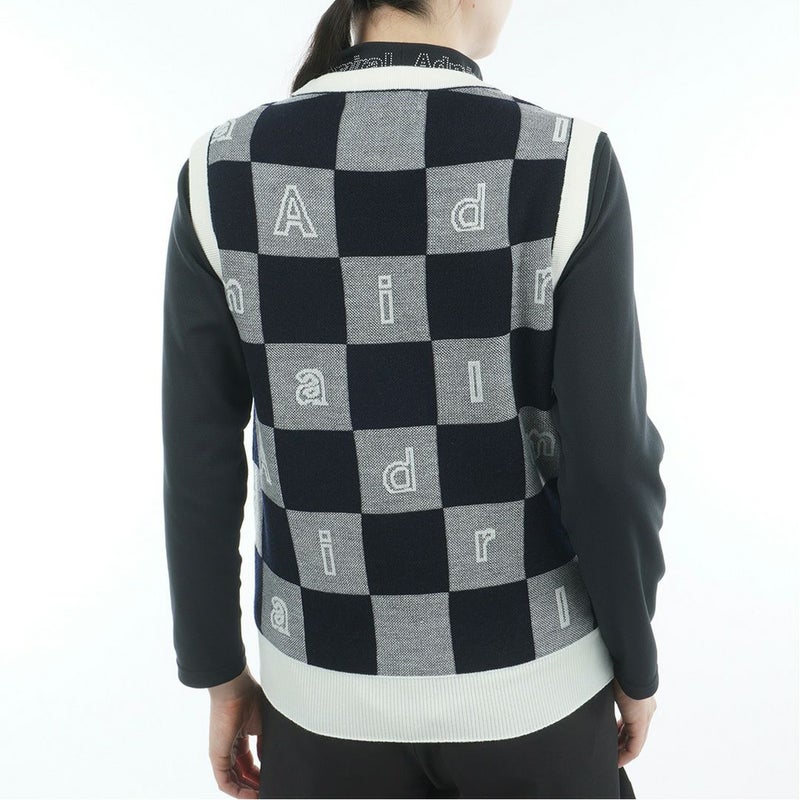 アドミラル ゴルフ Admiral GOLF レディース レディース モノグラムジャカード　ライトクルーニットベスト ADLA561 詳細6