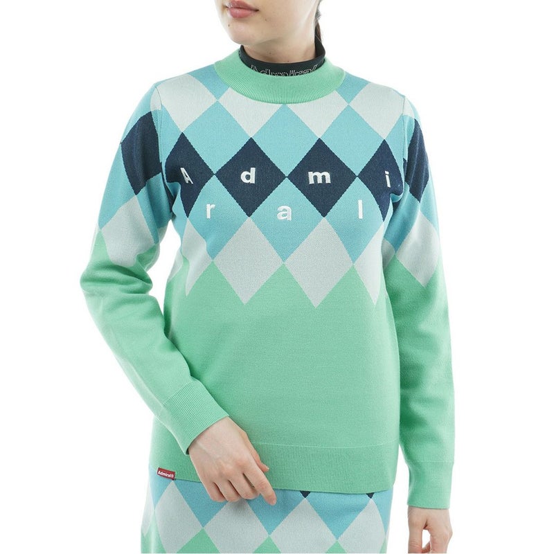 アドミラル ゴルフ Admiral GOLF レディース レディース アーガイル ボトルネックセーター ADLA569 詳細10