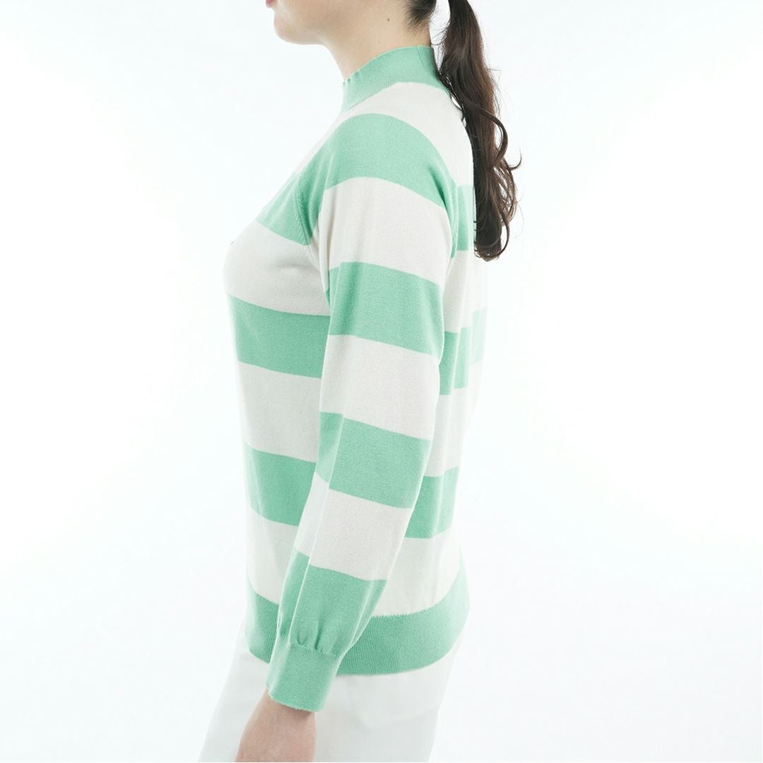 アドミラル ゴルフ Admiral GOLF レディース レディース ホカタッチ ボトルネックBDセーター ADLA571 詳細11