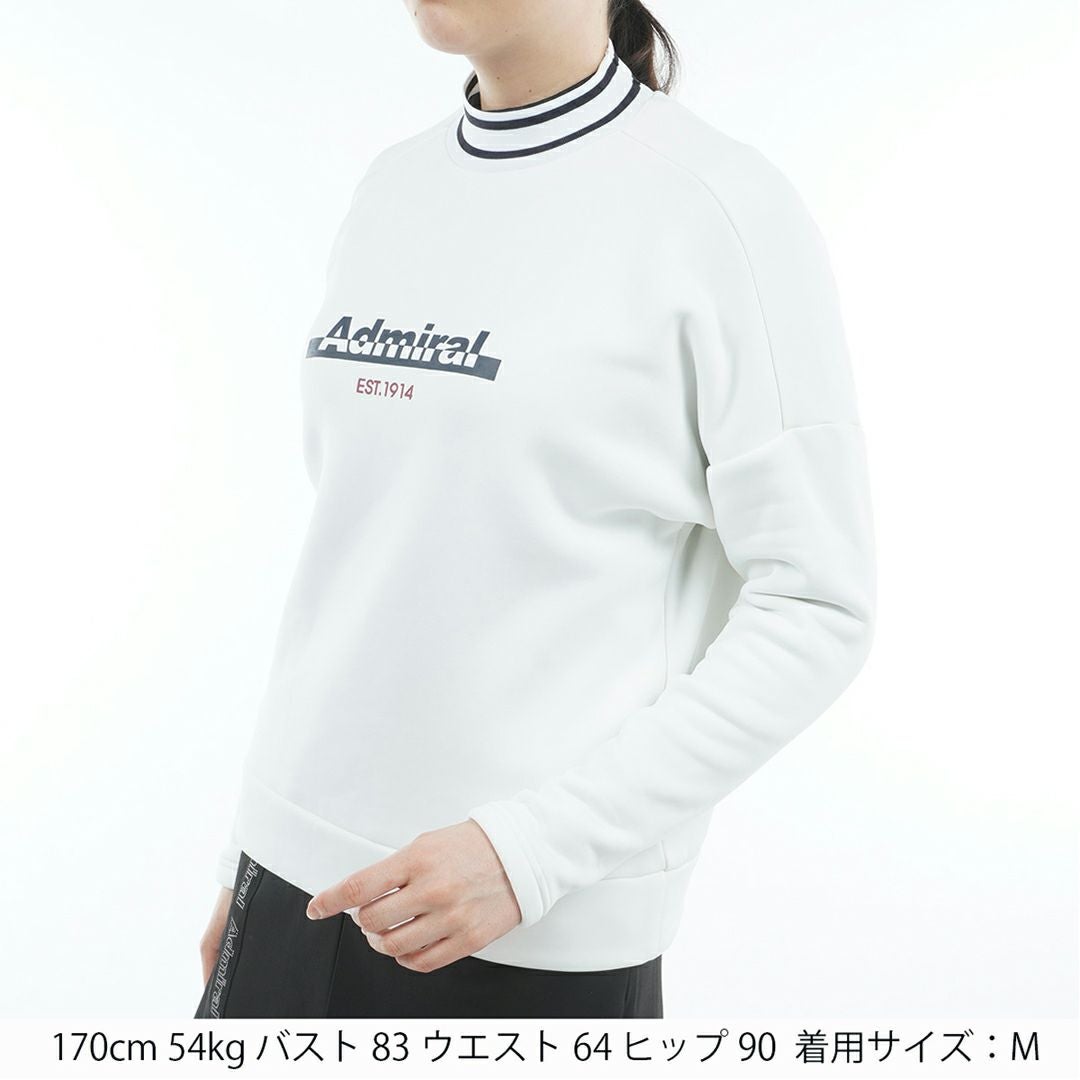 アドミラル ゴルフ Admiral GOLF レディース レディース カルイシ 軽量モックネックスウェット ADLA572 詳細2
