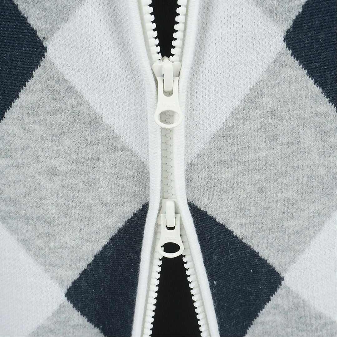 アドミラル ゴルフ Admiral GOLF レディース レディース アーガイル フーディージップパーカ ADLA575 詳細10