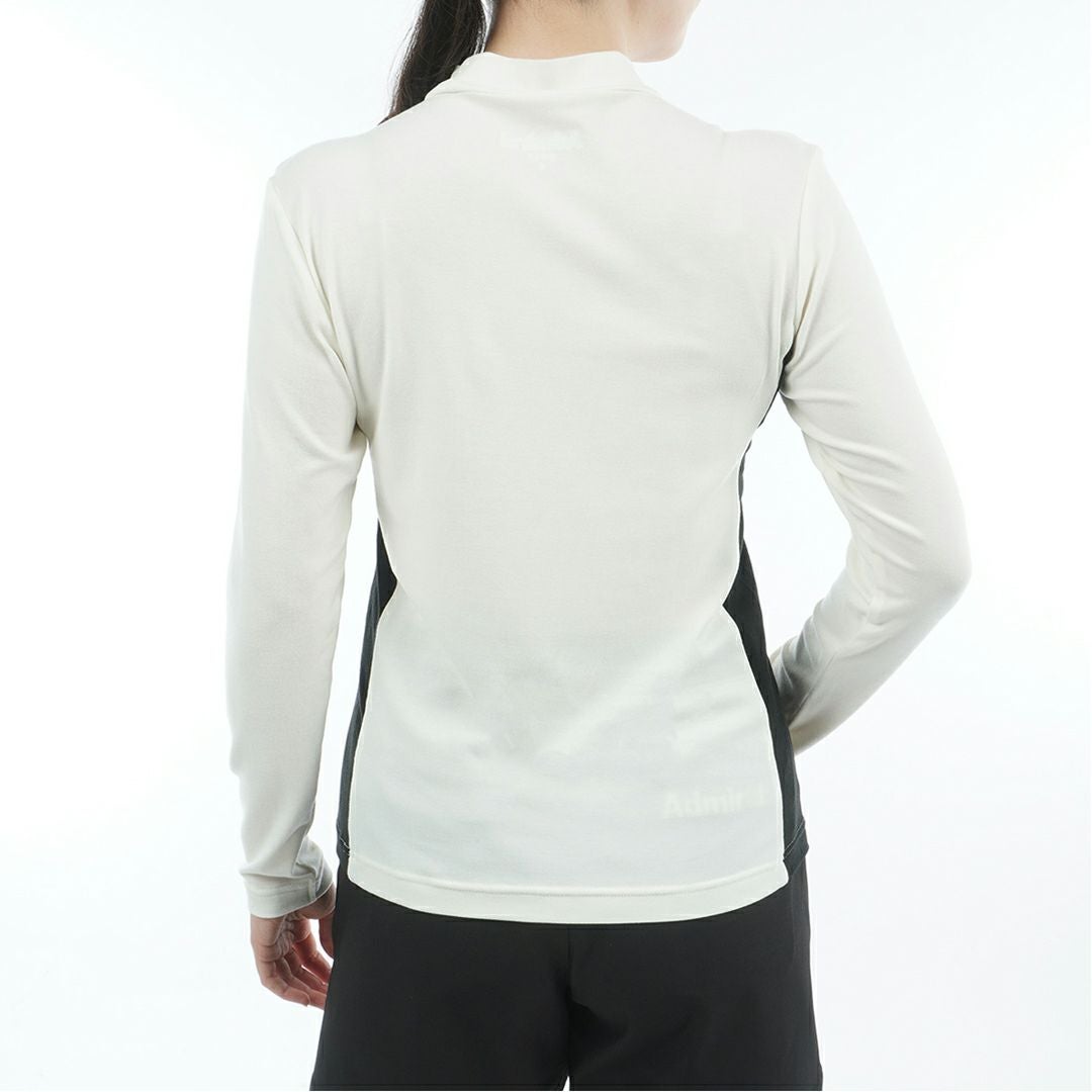 アドミラル ゴルフ Admiral GOLF レディース レディース スエード起毛 モックネックシャツ ADLA578 詳細3