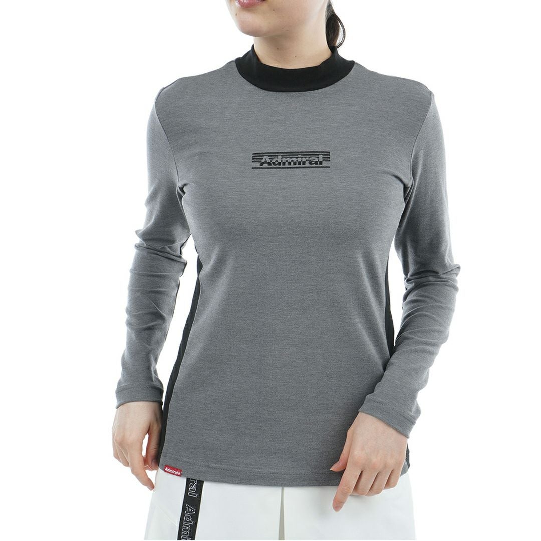 アドミラル ゴルフ Admiral GOLF レディース レディース スエード起毛 モックネックシャツ ADLA578 詳細7