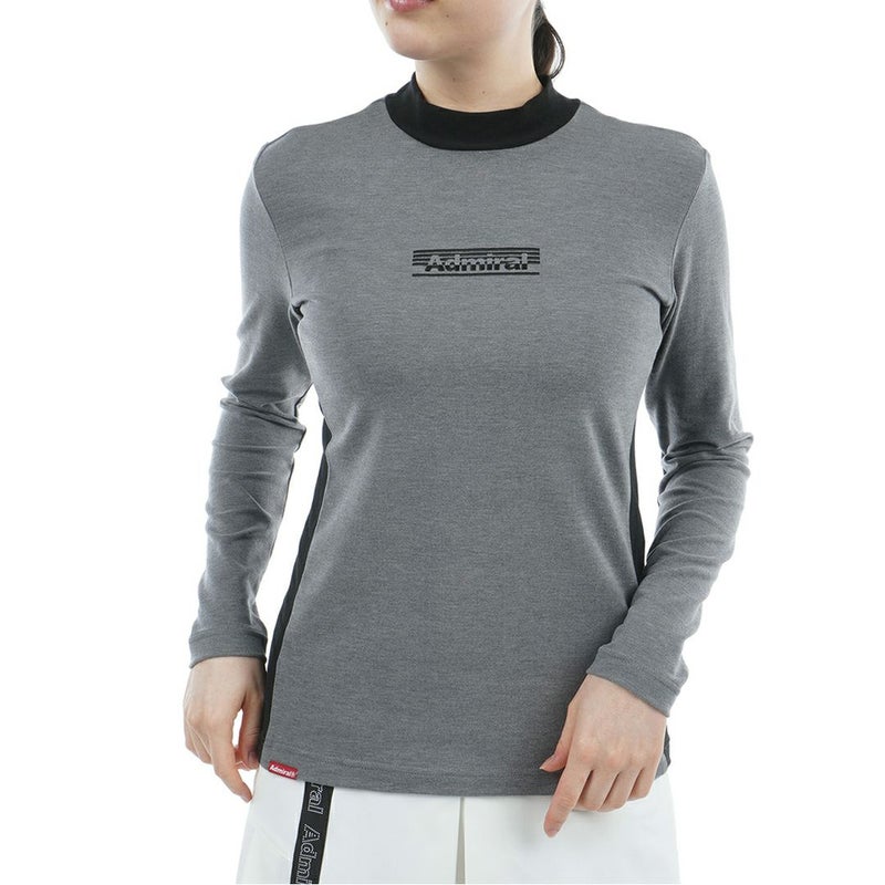 アドミラル ゴルフ Admiral GOLF レディース レディース スエード起毛 モックネックシャツ ADLA578 詳細7