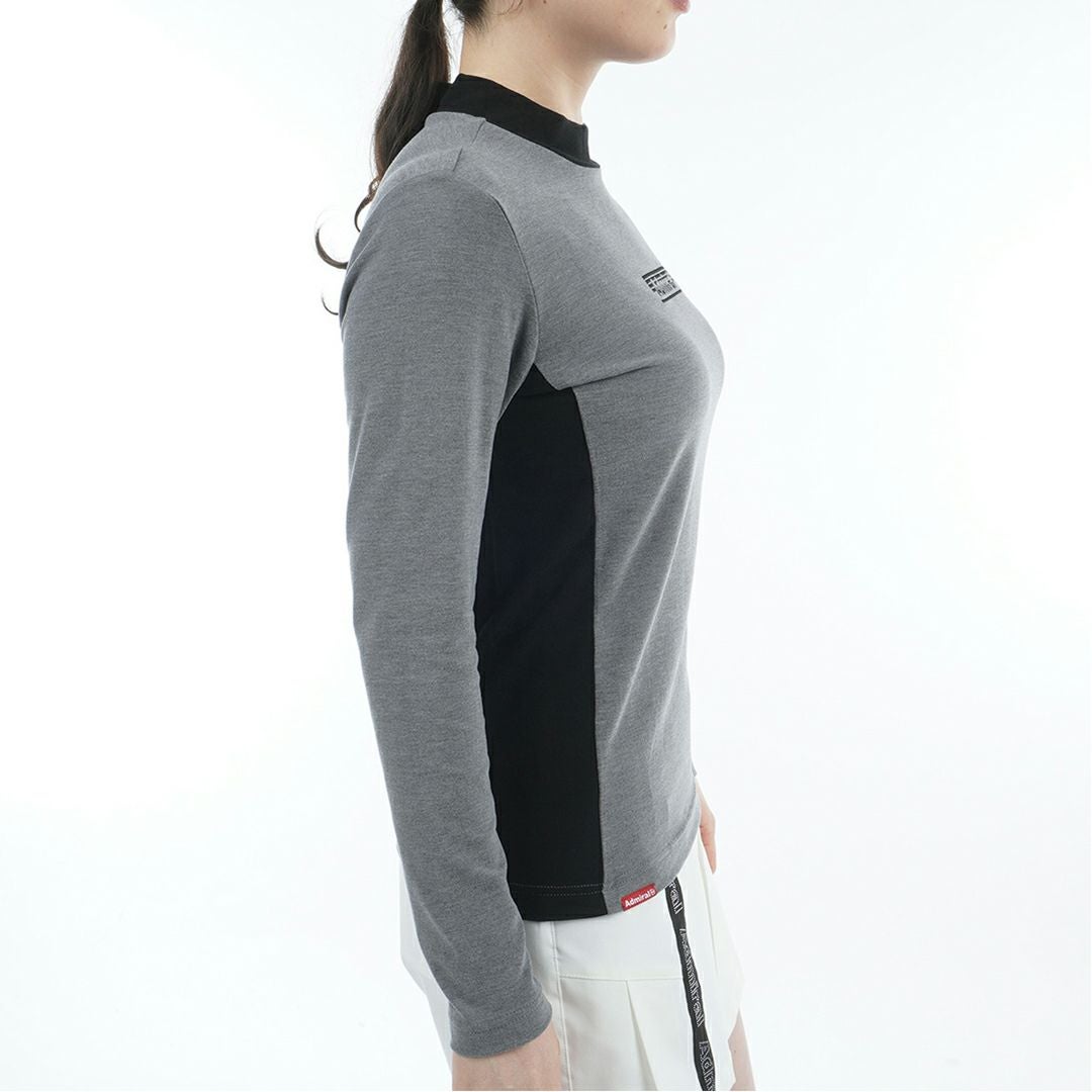 アドミラル ゴルフ Admiral GOLF レディース レディース スエード起毛 モックネックシャツ ADLA578 詳細11