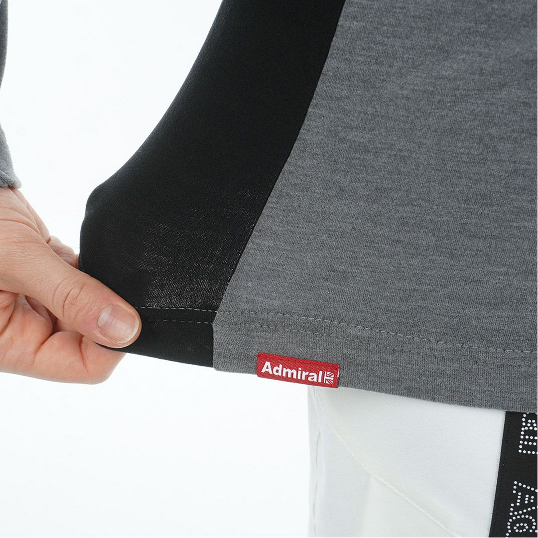 アドミラル ゴルフ Admiral GOLF レディース レディース スエード起毛 モックネックシャツ ADLA578 詳細12