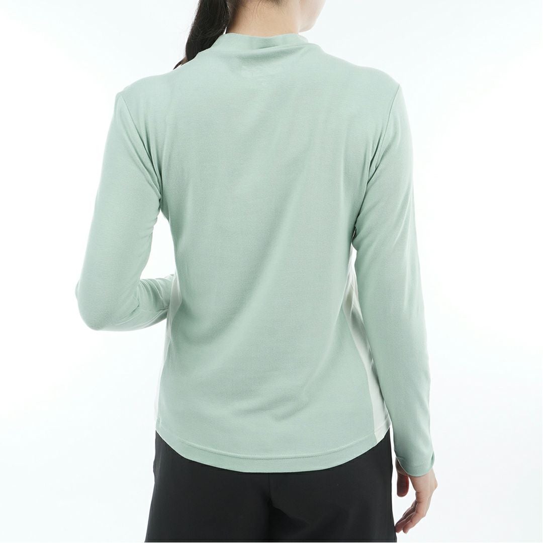 アドミラル ゴルフ Admiral GOLF レディース レディース スエード起毛 モックネックシャツ ADLA578 詳細21